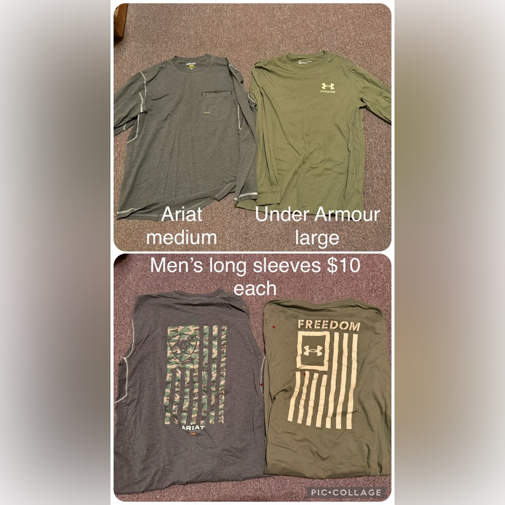Under Armour Men's Olive Long Sleeve Tee